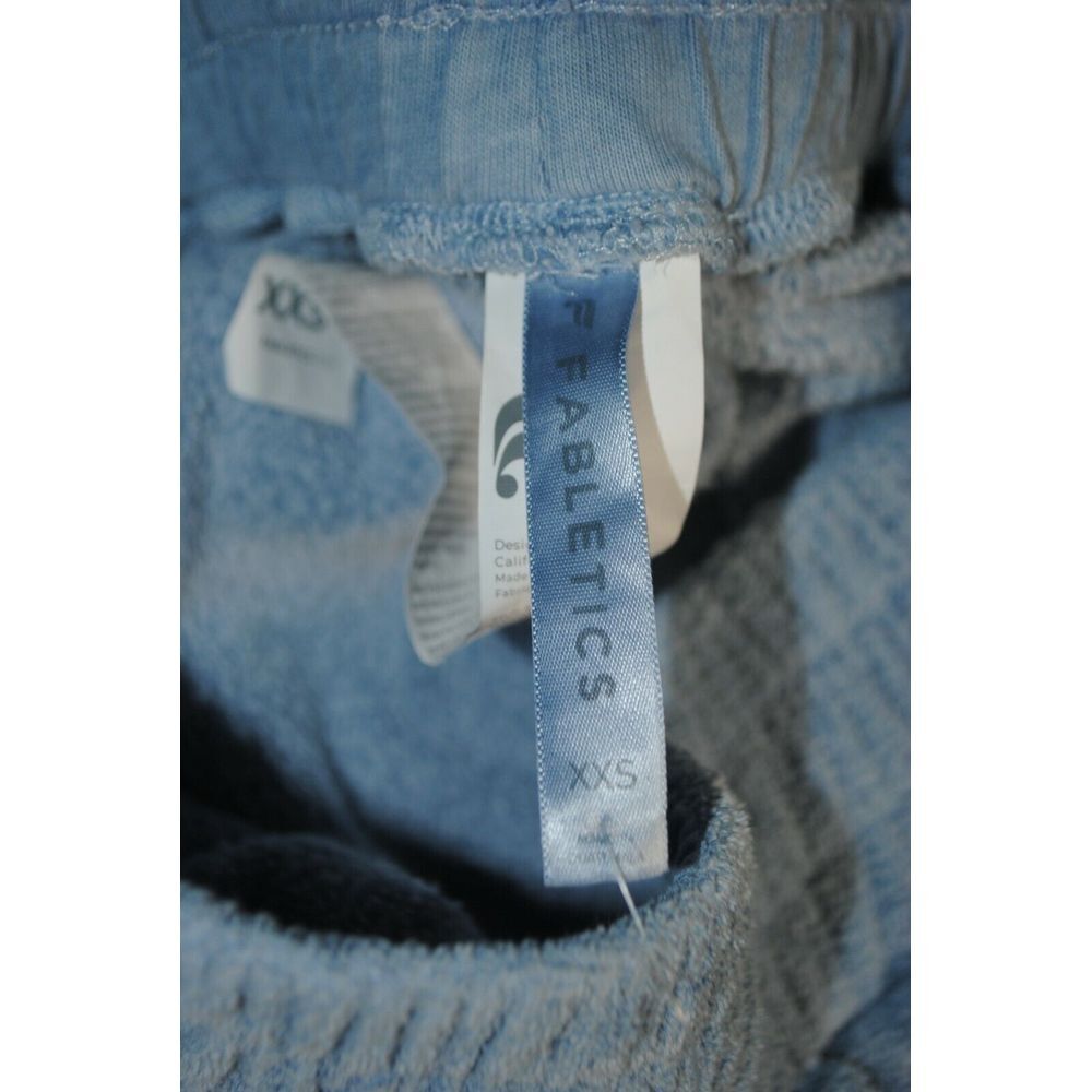 New Fabletics Womens Eco Conscious Terry Sweatshorts Blue Size XXS $65 - Picture 5 of 5